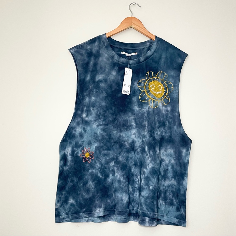 NWT Urban Outfitters Sunshine Tie Dye Muscle Tank
